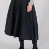 Pleated Nayati Skirt in Ardoise