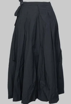 Pleated Nayati Skirt in Ardoise