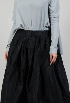 Pleated Skirt in Black