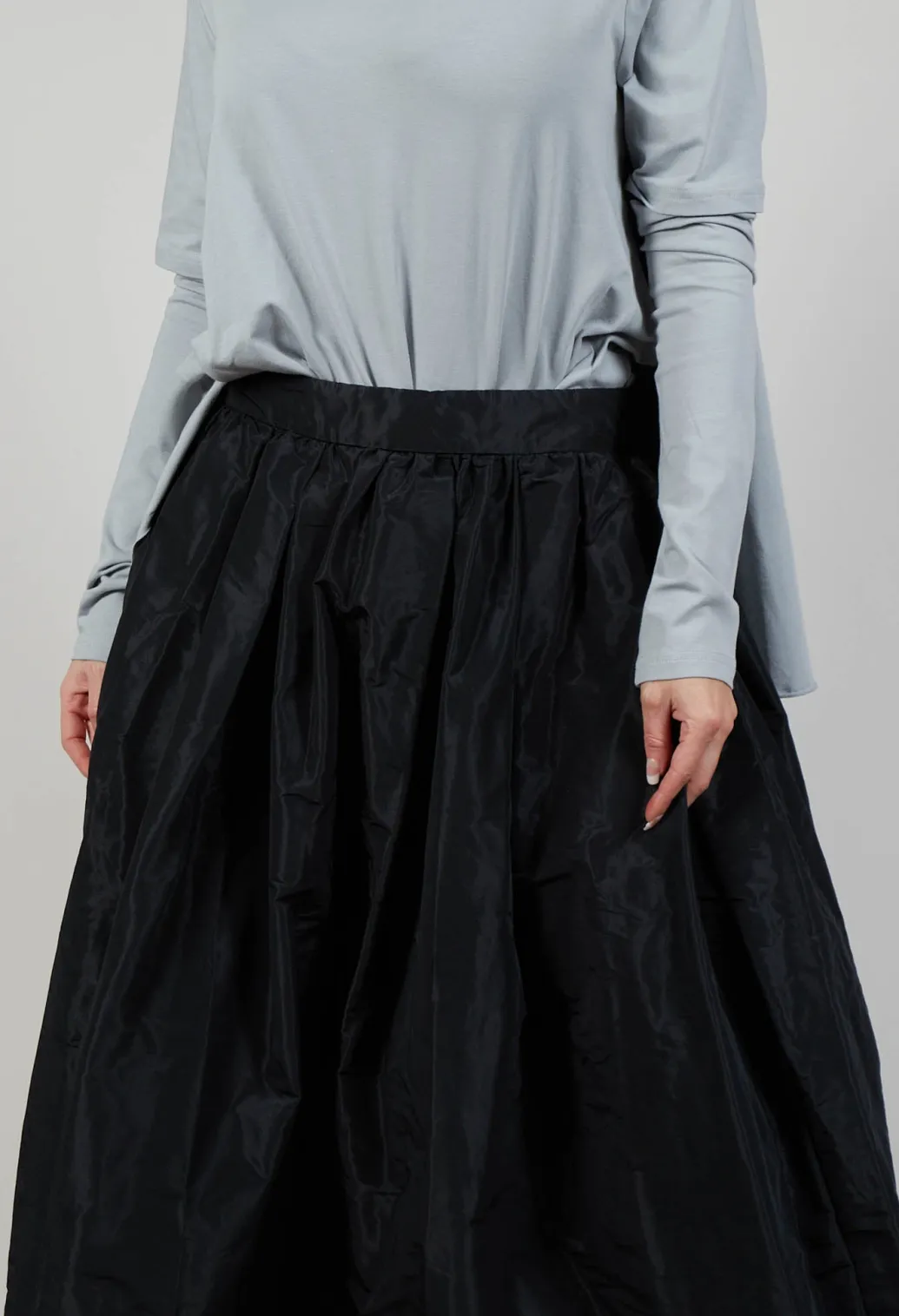 Pleated Skirt in Black
