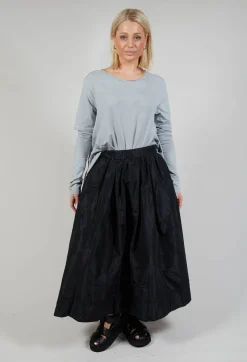 Pleated Skirt in Black
