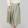 Pleated Skirt in Green