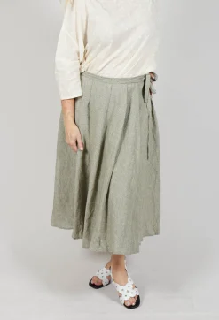 Pleated Skirt in Green