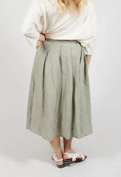 Pleated Skirt in Green