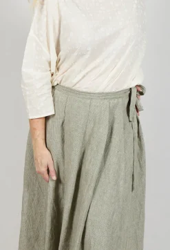 Pleated Skirt in Green