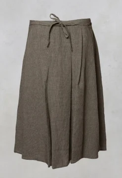 Pleated Skirt in Green