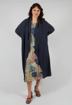 Plume Coat in Dark Night