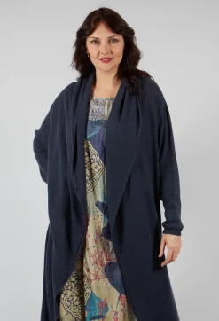 Plume Coat in Dark Night