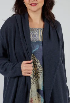 Plume Coat in Dark Night