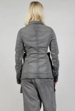 Pocket Jacket in C.Coal 70% Cloud