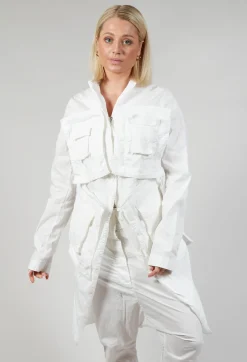 Pocket Overcoat in Starwhite