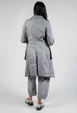 Pocket Utility Jacket in C.Coal 70% Cloud