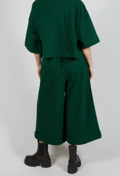 Pocket Wool Trousers in Forest