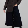 Pocket Wool Trousers in Navy