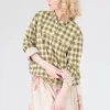 Poe Jacket in Carreaux Vert