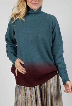 Polar Jumper in Teal Hollister