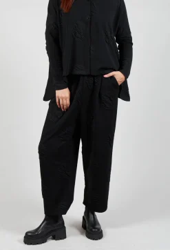 Polka Dot Trousers in Nero