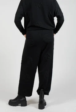 Polka Dot Trousers in Nero