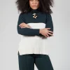 Polo Neck in Peacock Green