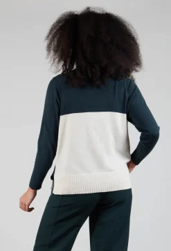 Polo Neck in Peacock Green