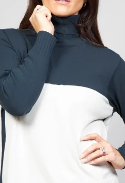 Polo Neck in Peacock Green
