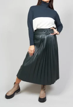 Polo Neck in Peacock Green