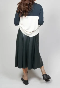 Polo Neck in Peacock Green
