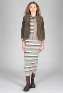 Polpa Cardigan in Alpaca Stripe