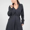 Poplin Len Shirt in Ardoise