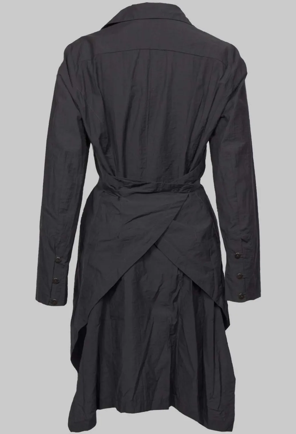 Poplin Len Shirt in Ardoise