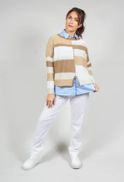 Poplin Shirt in Azzurro / Bianco