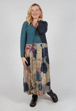 Poppy Dress in Eden Multicolour