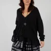 Pops Cardigan in Black