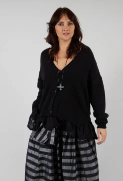 Pops Cardigan in Black
