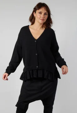 Pops Cardigan in Black