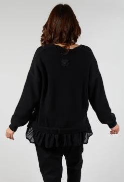 Pops Cardigan in Black