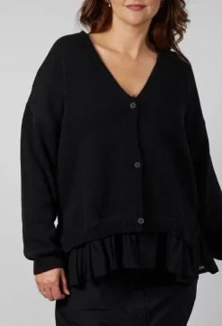Pops Cardigan in Black