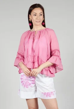 Prairie Blouse in Desert Pink