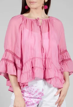 Prairie Blouse in Desert Pink