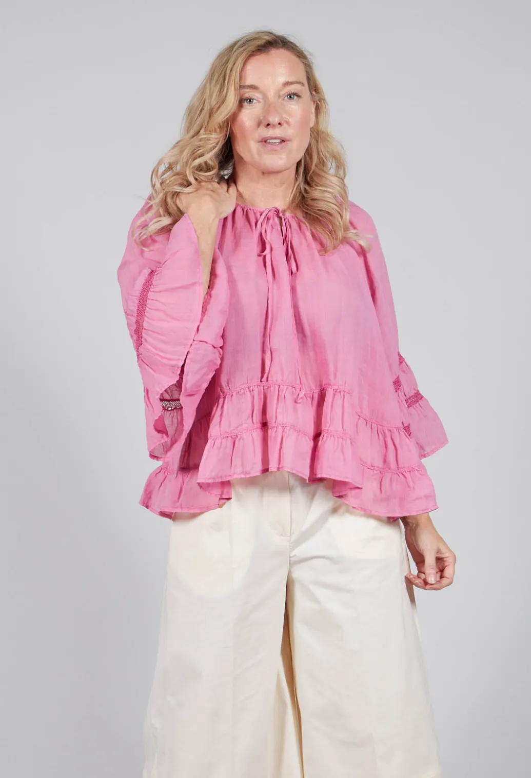 Prairie Blouse in Desert Pink
