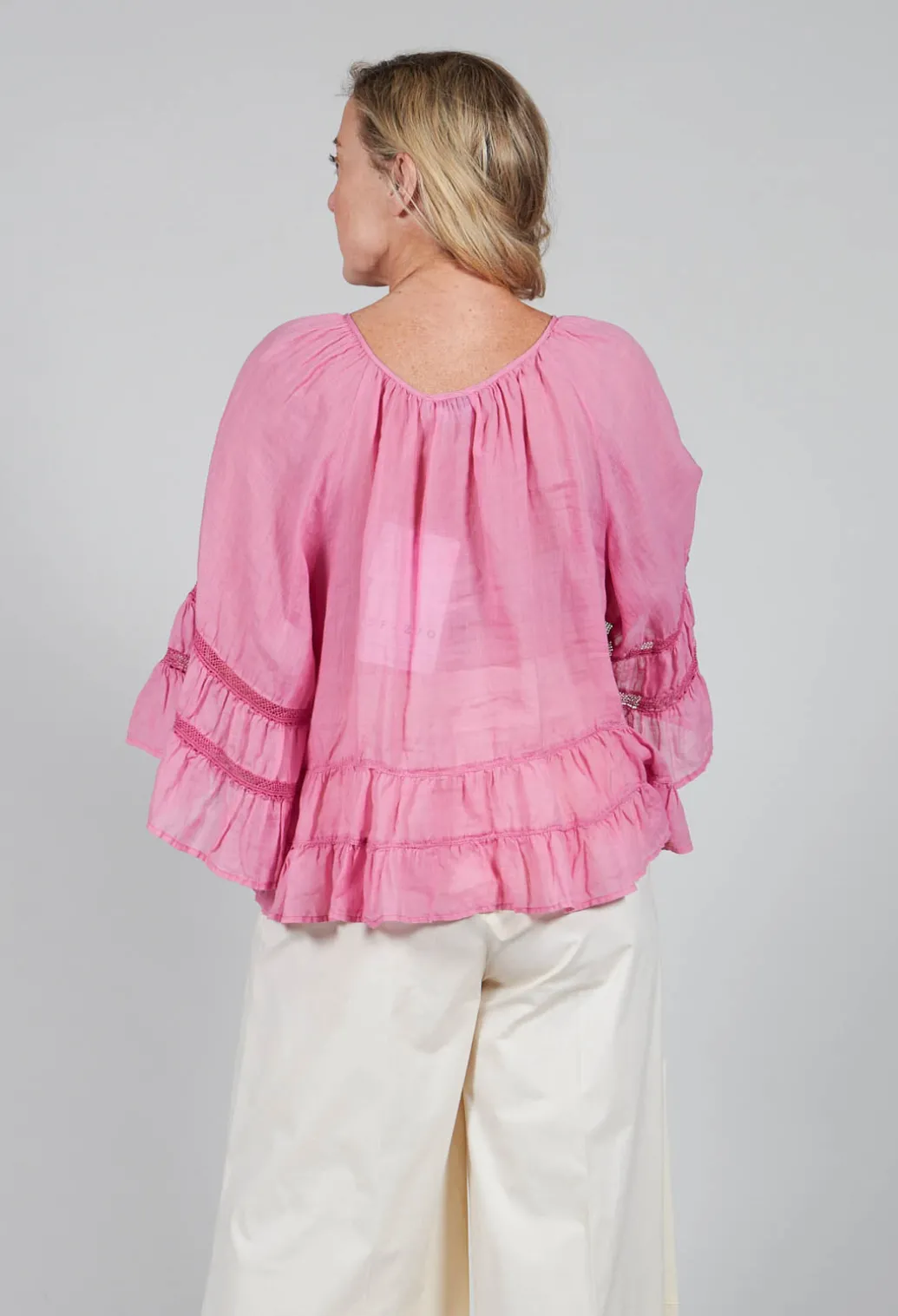 Prairie Blouse in Desert Pink