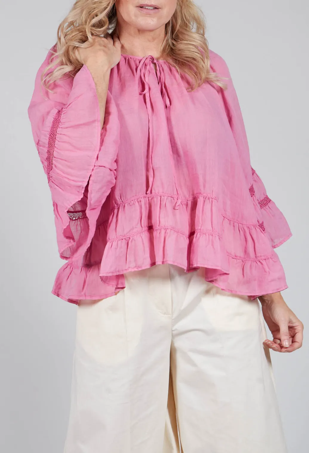 Prairie Blouse in Desert Pink