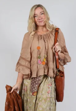 Prairie Blouse in Tulum Sand