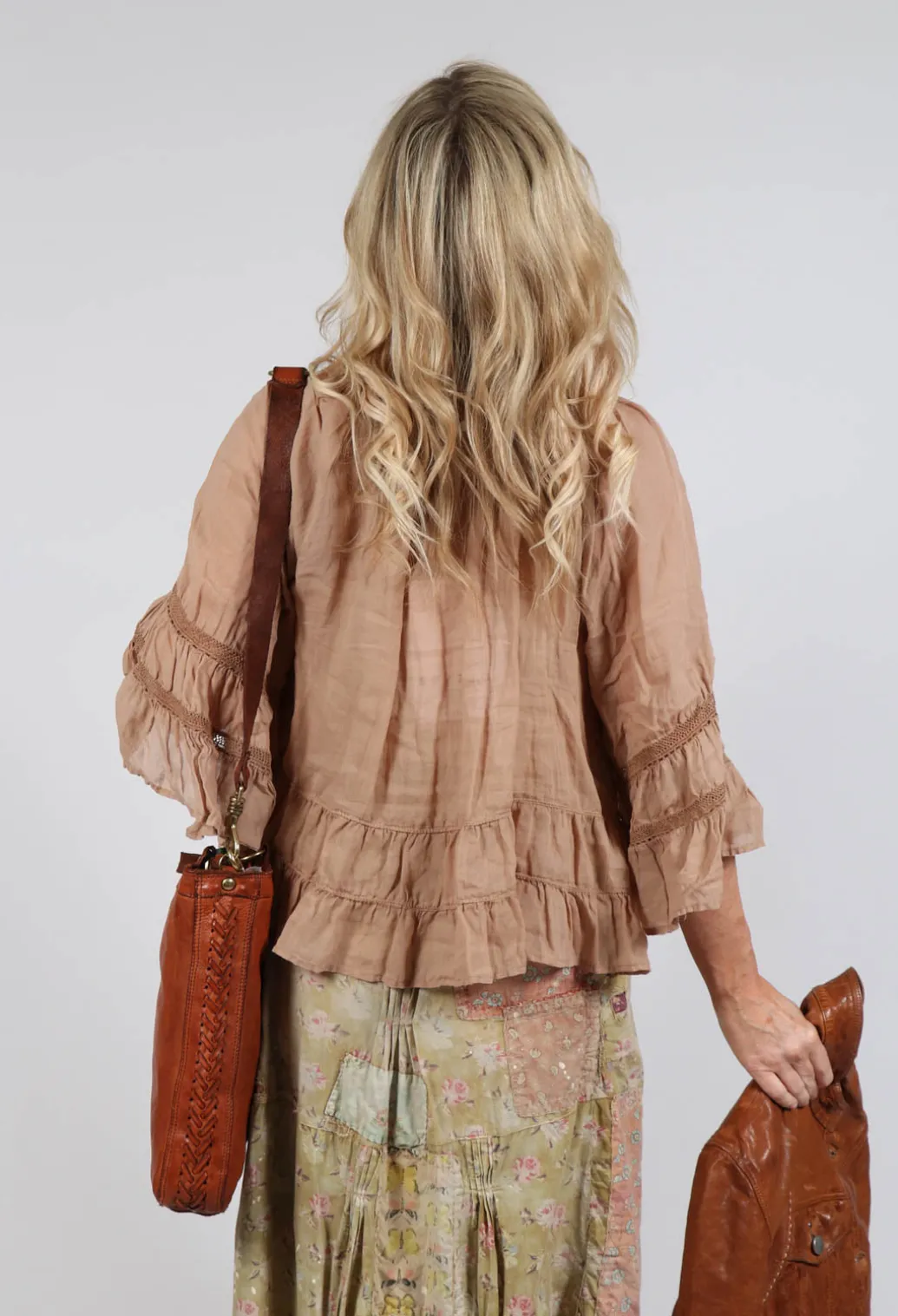 Prairie Blouse in Tulum Sand