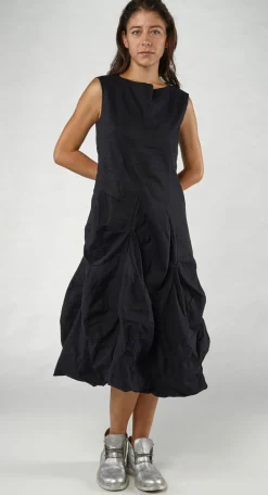 PRE-ORDER -  Bubble Midi Dress in Galaxy (Pictured in Black)