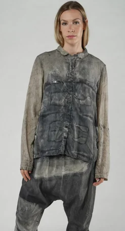 PRE-ORDER -  Button Up Shirt in Moon Pigment (Pictured in Asteroid Pigment)