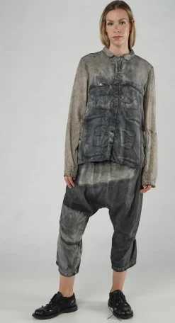 PRE-ORDER -  Button Up Shirt in Asteroid Pigment