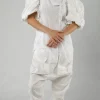 PRE-ORDER -  Cropped Bubble Jacket in Galaxy (Pictured in Starwhite)
