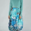 PRE-ORDER - Cropped Pullover in Light Grey Print (Pictured in Aqua Print)