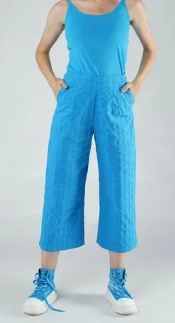 PRE-ORDER - Cropped Straight Leg Trousers in Black (Pictured in Malibu)